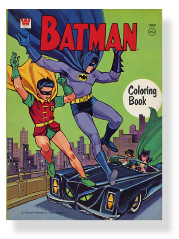Batman Coloring Sheets Lego Pages Atman Book Western Publishing 1967